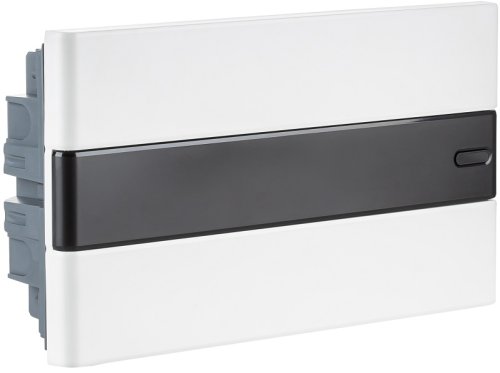 Бокс пластиковый ЭРА Trend ЩРВ-П-18 18 мод. (413х233х104мм) IP40 черная дверца картинка 